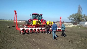 Системи внесення РКД чи КАС на сівалку